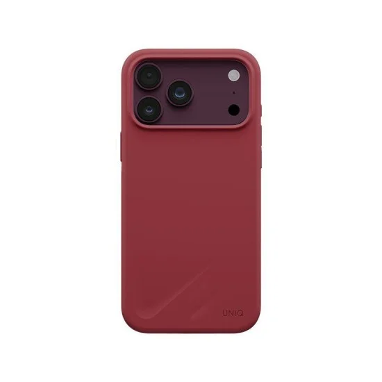 Uniq Hybrid Lino MagSafe Case for iPhone 18 Pro - Red